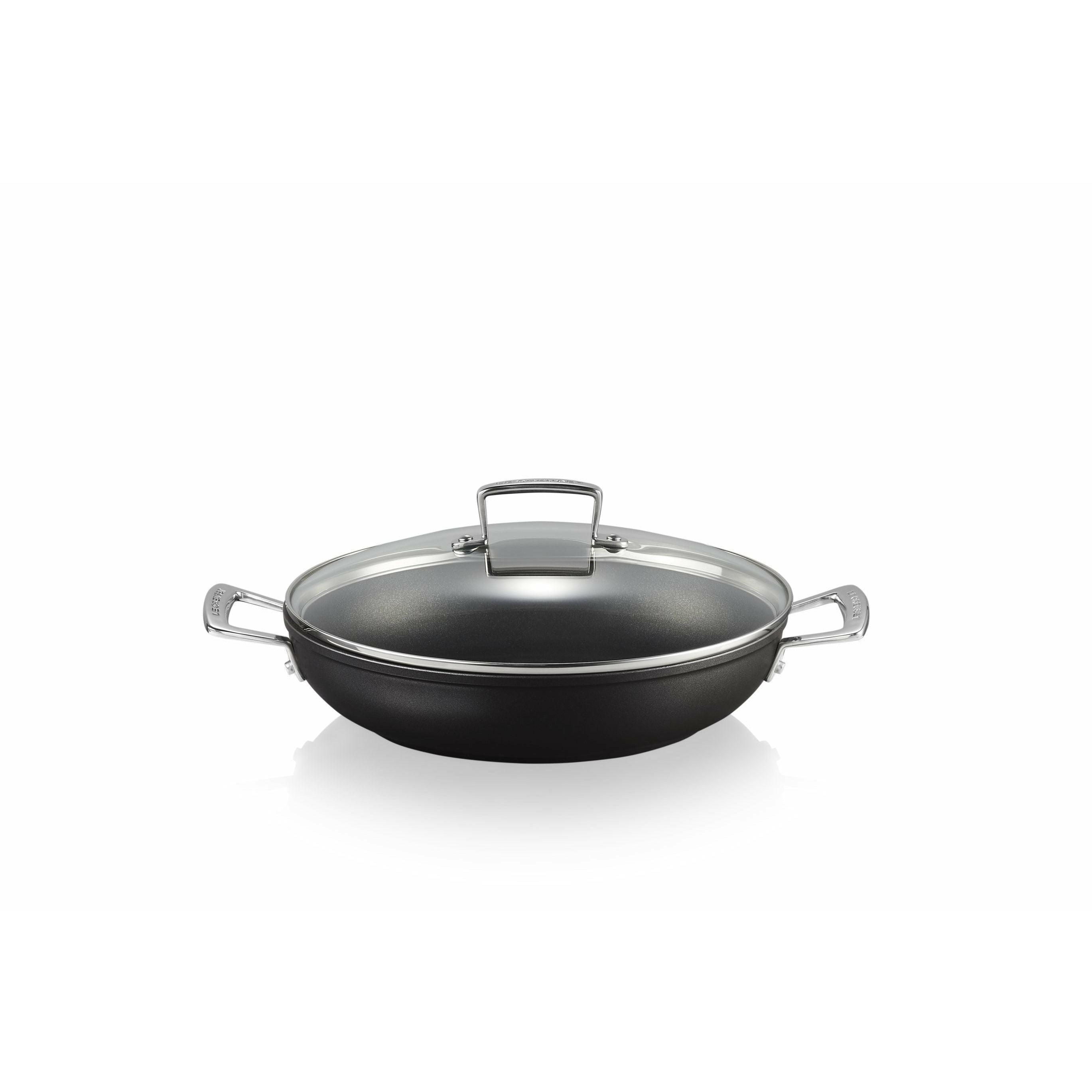 [product_category]-Le Creuset Alu Professional Pan With Glass Lid, 28 Cm-Le Creuset-630870272841-51107280010502-LEC-2