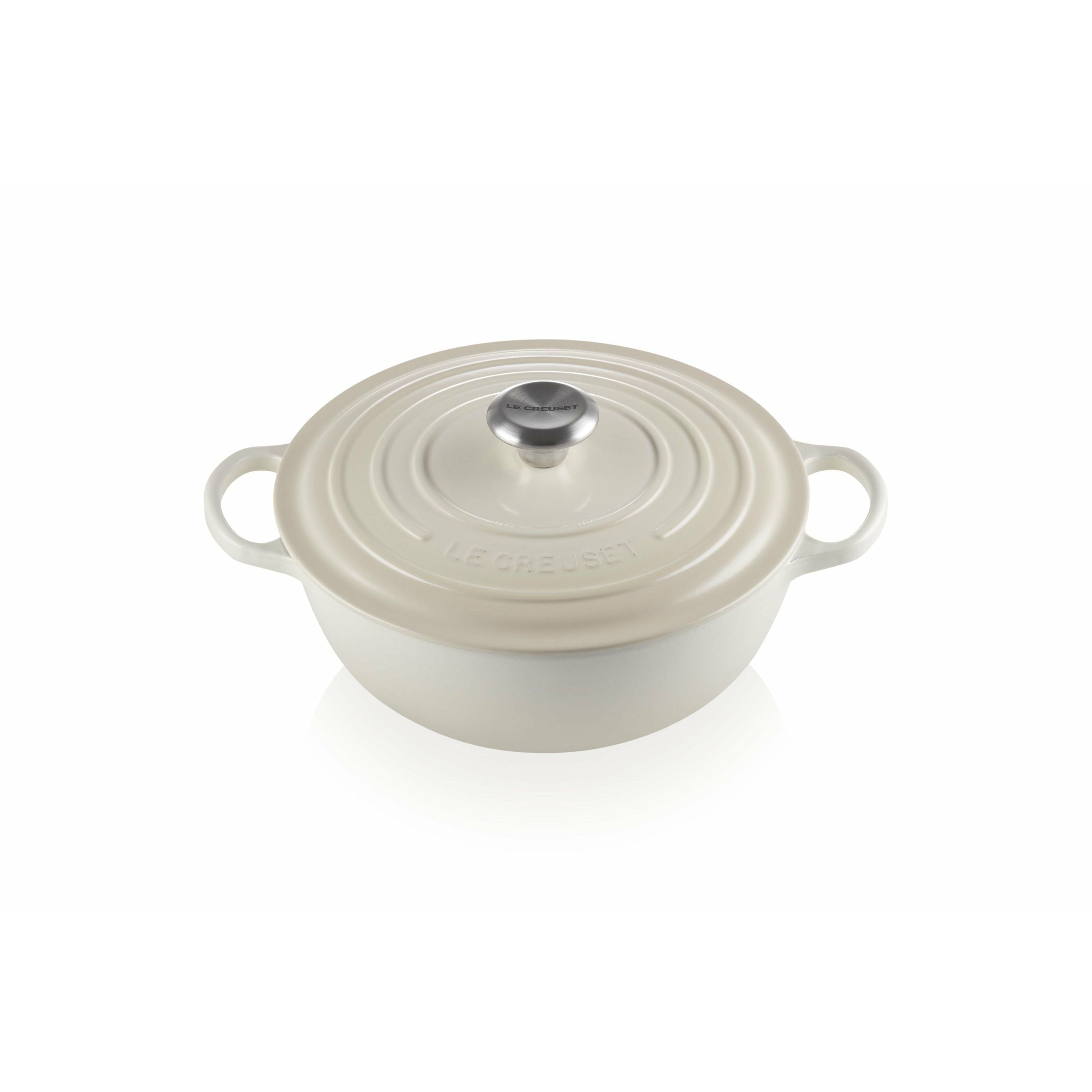 [product_category]-Le Creuset Nature La Marmite Pot 26 Cm, Meringue-Le Creuset-24147315995-21114267160430-LEC-2