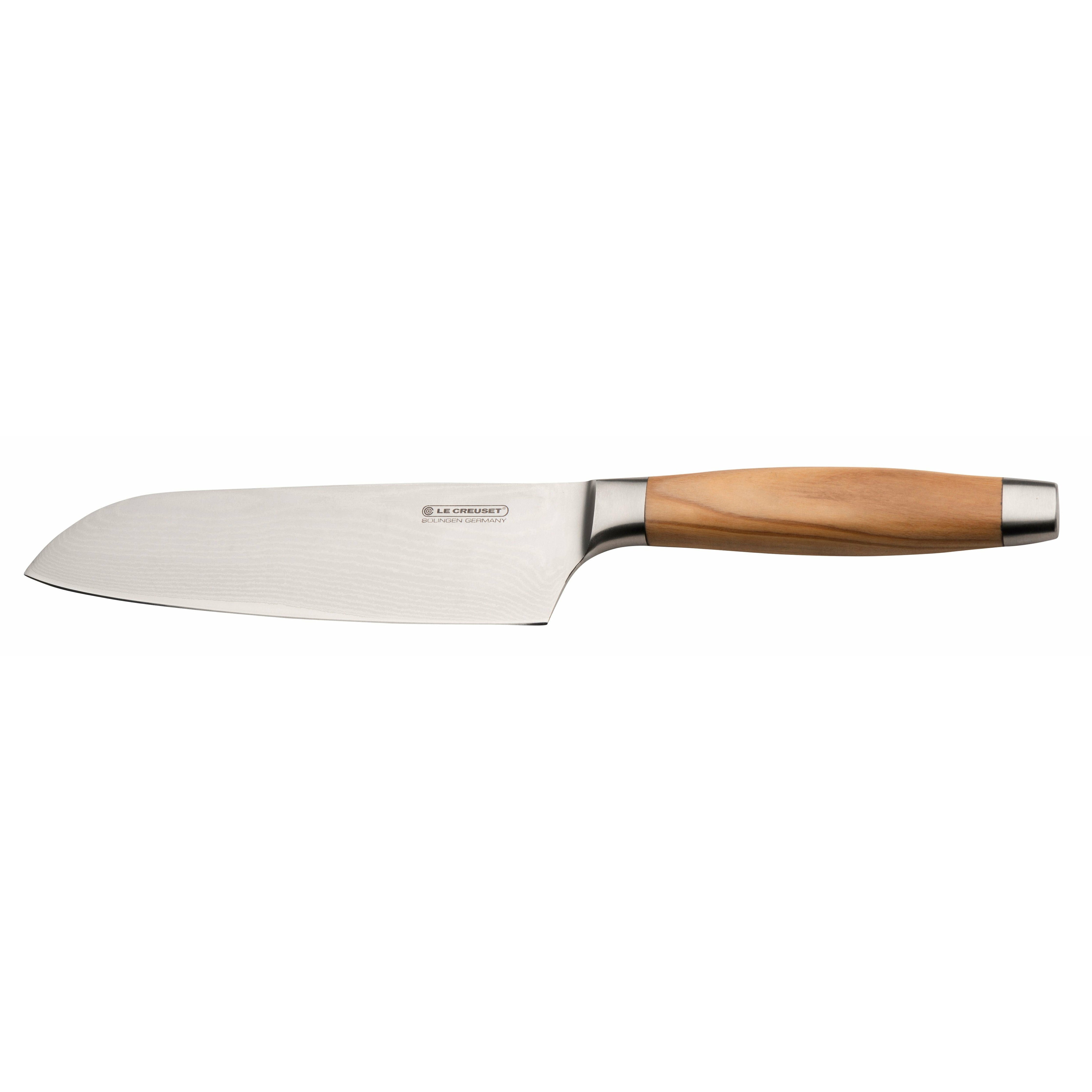 [product_category]-Le Creuset Santoku Knife Olive Wooden Handle, 18 Cm-Le Creuset-630870147514-98000218000200-LEC-1