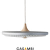  Soleil Suspension Lamp Paper Silver Cloud Dimmable 50 Cm