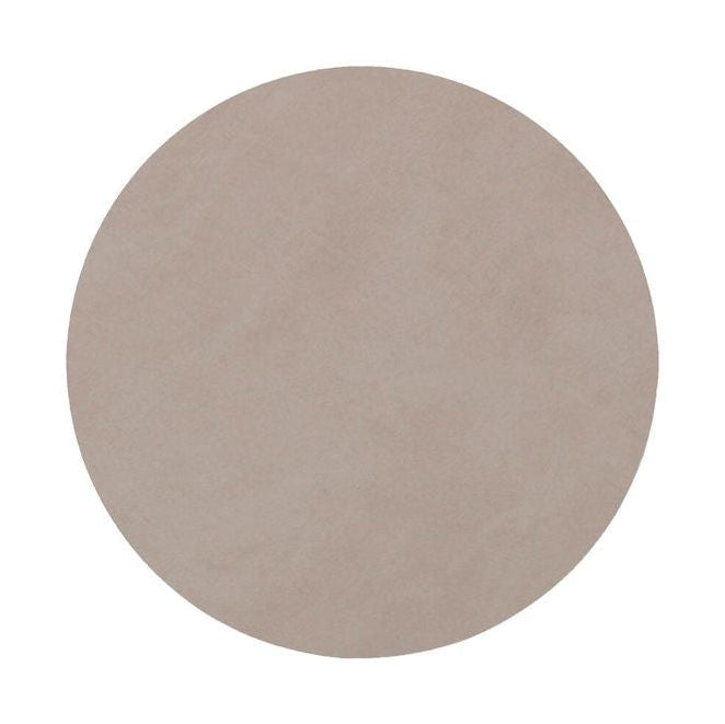 [product_category]-Lind Dna Circle Glass Coaster Nupo Leather, Light Grey-Lind DNA-5711590553108-981190-LIN-1