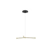  Dependant Suspension System 4 Circular Brass Metallized/Black