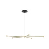  Dependant Suspension System 6 Circular Brass Metallized/Black