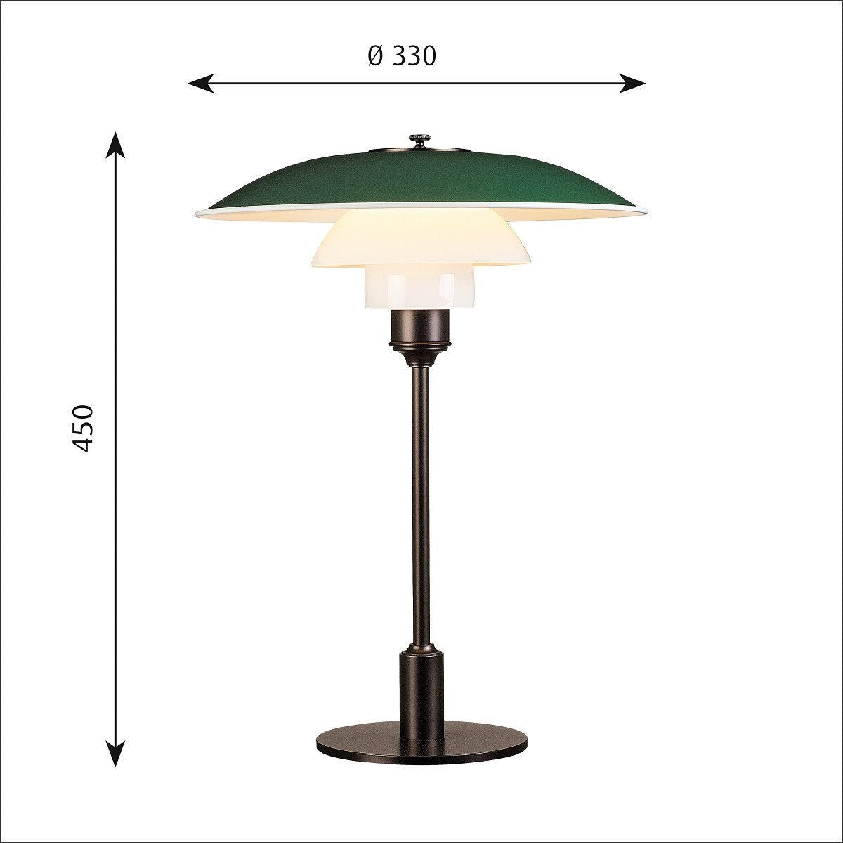 [product_category]-Louis Poulsen Ph 3 1/2 2 1/2 Table Lamp, Green-Louis Poulsen-5703411470060-5744164919-LOU-3