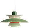 Louis Poulsen Ph 5 Mini Pendant, Hues Of Green