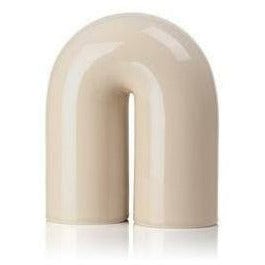 [product_category]-Lucie Kaas Paipa Tube Ceramic Figure Large, Almond-Lucie Kaas-5711542350038-PA01ALL-LUC-1