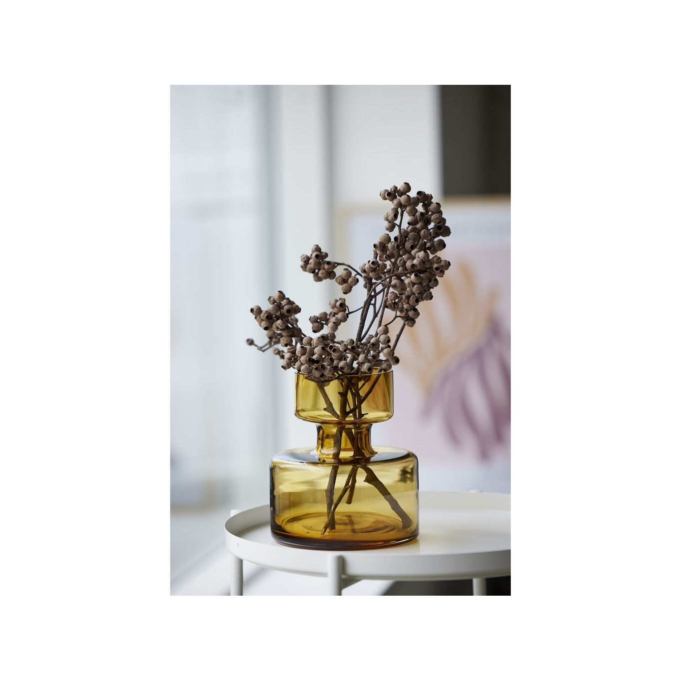 [product_category]-Lyngby Glas Tubular Vase H: 20 Cm, Amber-Lyngby Glas-5722000235590-23559-LYN-10