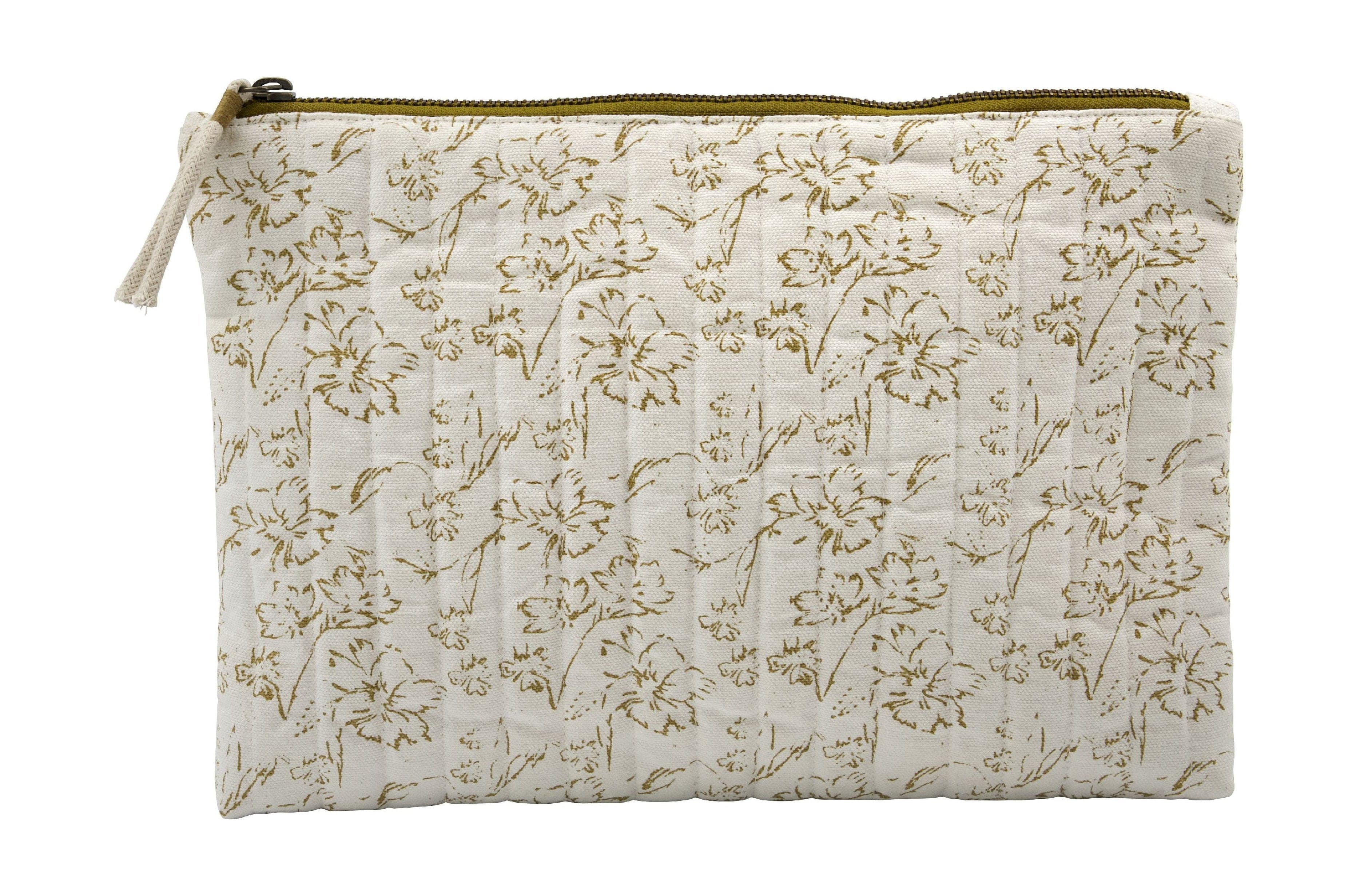 [product_category]-Meraki Cosmetic Bag 31x21 Cm, Cream And Mustard Yellow-Meraki-5707644779228-303530230-MER-1