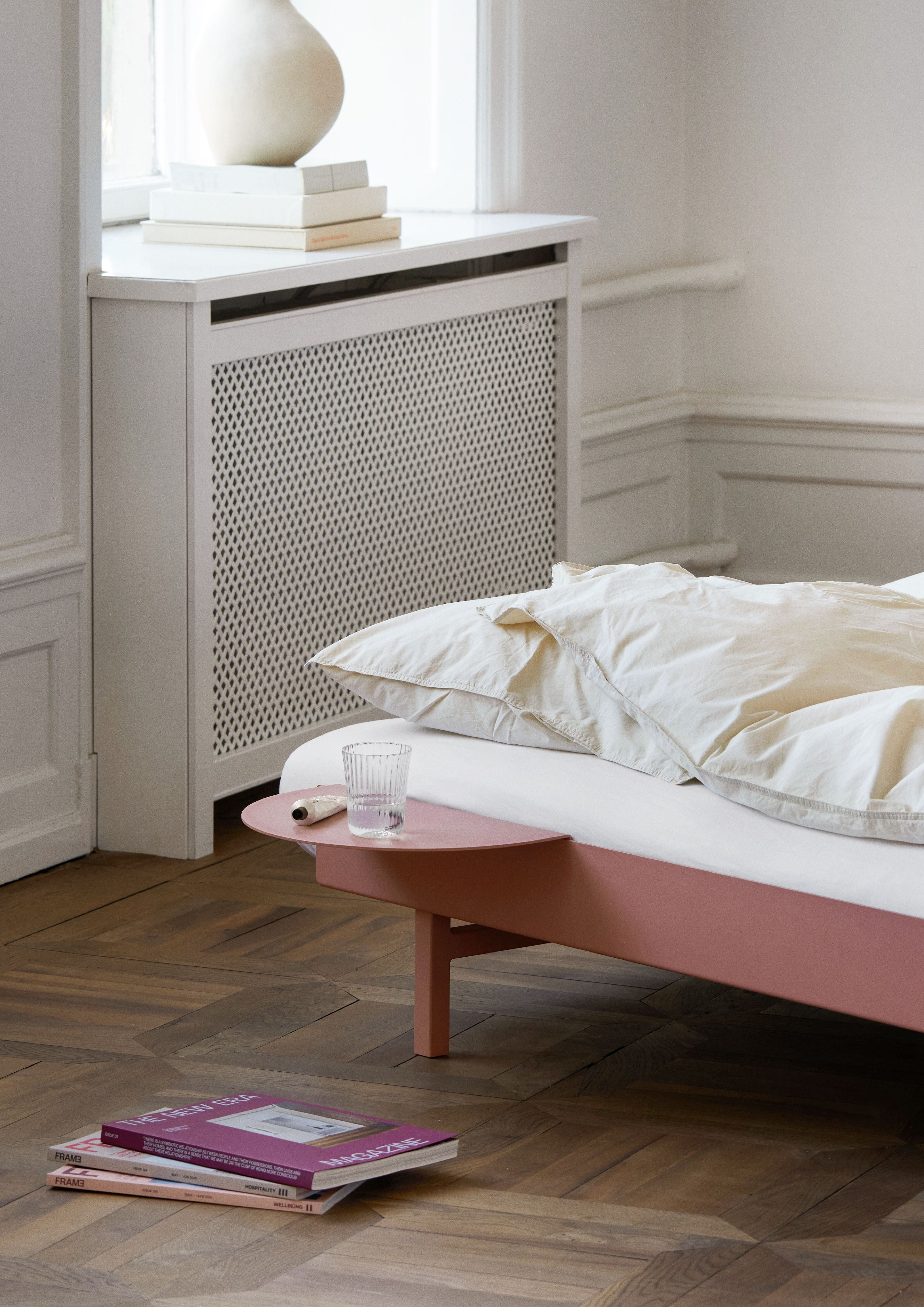 [product_category]-Moebe Bed With 2 Bedside Tables 90 Cm, Dusty Rose-Moebe-5713520009457-BD902XSTDR-MOE-4