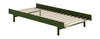 Moebe Bed With Bed Slats 90 Cm, Pine Green