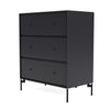 Montana Carry Dresser With Legs, Anthracite/Black