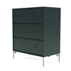 Montana Carry Dresser With Legs, Black Jade/Matt Chrome