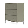 Montana Carry Dresser With Legs, Fennel/Matt Chrome