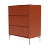 Montana Carry Dresser With Legs, Hokkaido/Matt Chrome