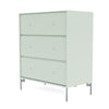 Montana Carry Dresser With Legs, Mist/Matt Chrome