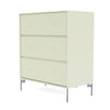 Montana Carry Dresser With Legs, Pomelo/Matt Chrome