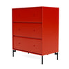 Montana Carry Dresser With Legs, Rosehip/Black