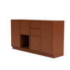 Montana Couple Sideboard With 7 Cm Plinth, Hazelnut Brown