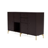 Montana Couple Sideboard With Legs, Balsamic/Brass