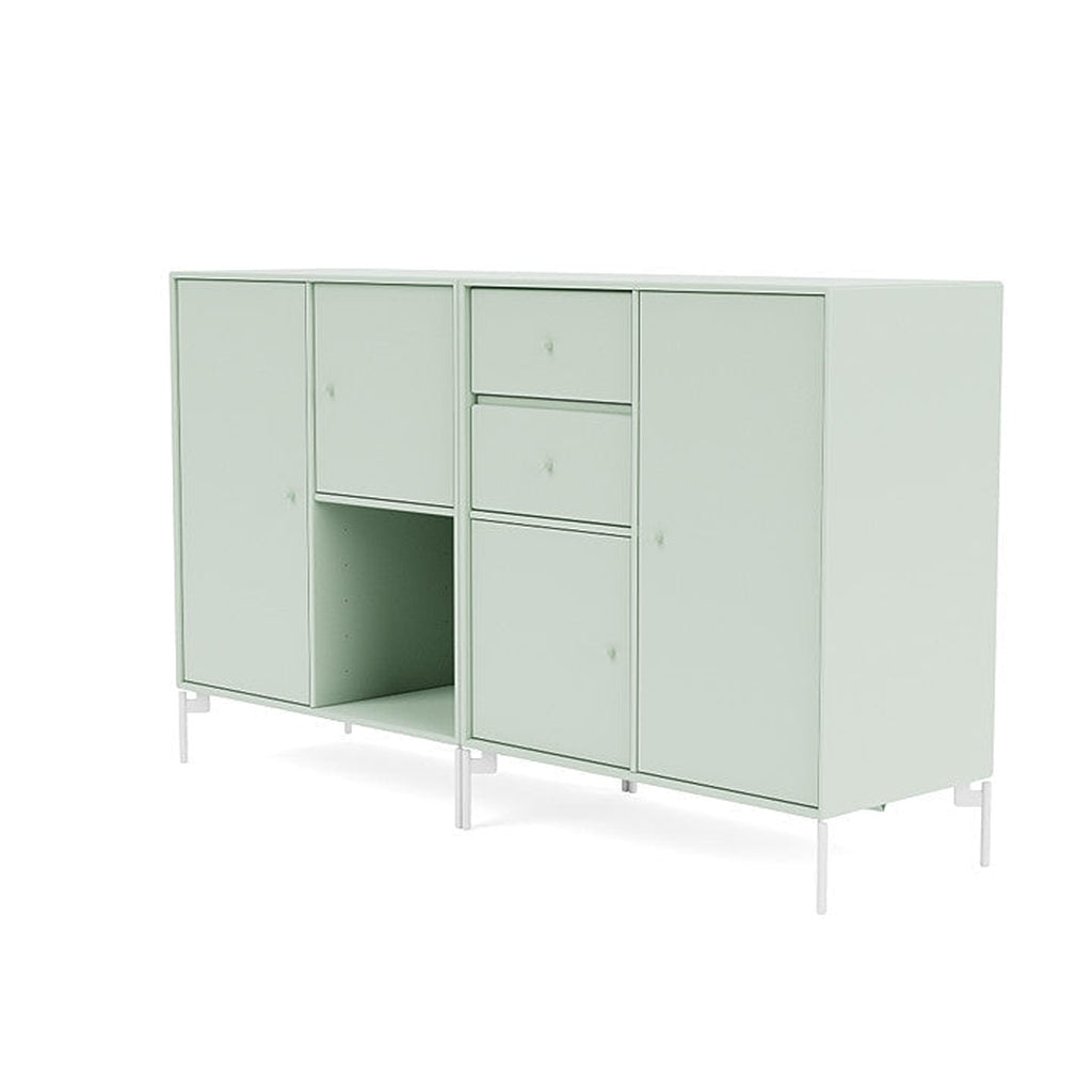 [product_category]-Montana Couple Sideboard With Legs, Mist/Snow White-Montana Furniture-5714322615044-00COUPLE-161-02-MON-1