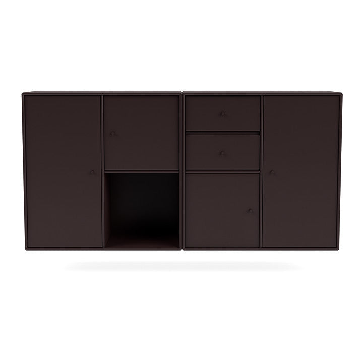 [product_category]-Montana Couple Sideboard With Suspension Rail, Balsamic Brown-Montana Furniture-5714322614986-00COUPLE-160-04-MON-2