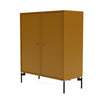 Montana Cover Cabinet With Legs, Amber/Black