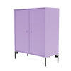 Montana Cover Cabinet With Legs, Iris/Black