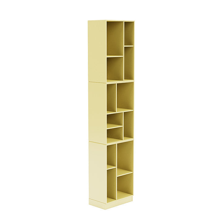 [product_category]-Montana Loom High Bookcase With 7 Cm Plinth, Chamomile Yellow-Montana Furniture-5714322264235-0000LOOM-159-07-MON-3