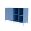 Montana Pair Classic Sideboard With Legs, Azure Blue/Matt Chrome