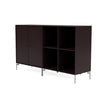 Montana Pair Classic Sideboard With Legs, Balsamic/Matt Chrome