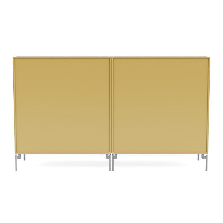 [product_category]-Montana Pair Classic Sideboard With Legs, Cumin/Matt Chrome-Montana Furniture-5714322266758-0000PAIR-157-01-MON-4