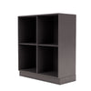 Montana Show Bookcase With 7 Cm Plinth, Coffee Brown