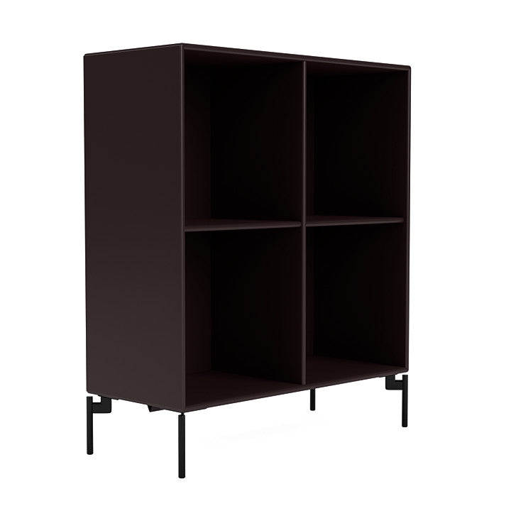 [product_category]-Montana Show Bookcase With Legs, Balsamic/Black-Montana Furniture-5715288031411-0000SHOW-160-03-MON-3