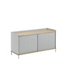  Enfold Cabinet Deep Oak/Grey