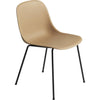 Muuto Fiber Side Chair Tube Base, Fiber Seat, Brown/Black