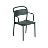 Muuto Linear Steel Armchair, Dark Green