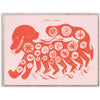  Chinese Dog Poster 30x40 Cm Red