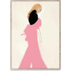  Pink Dress Poster 50x70 Cm