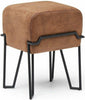 Puik Bokk Stool, Black / Leather Brown