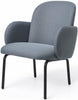  Dost Lounge Chair Steel Dark Grey