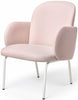  Dost Lounge Chair Steel Pink