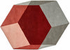 Puik Iso Carpet Hexagon, Red