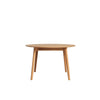 Ro Collection Salon Extendable Table In Oiled Oak, ø 120 Cm