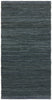 Rug Solid Leather Rug Dark Grey, 60 X 90 Cm