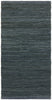 Rug Solid Leather Rug Dark Grey, 75 X 500 Cm