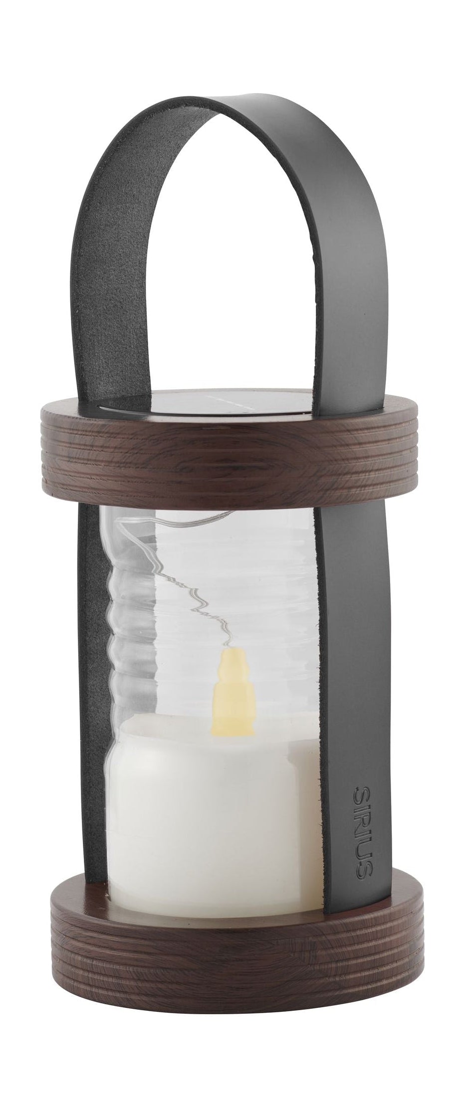 [product_category]-Sirius Aston Solar Lantern øx H 12x26,5 Cm, Black/Brown-Sirius-5707310382653-38265-SIR-1