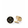 Skultuna Fleur De Lys Cufflink ø2,1 Cm, Black