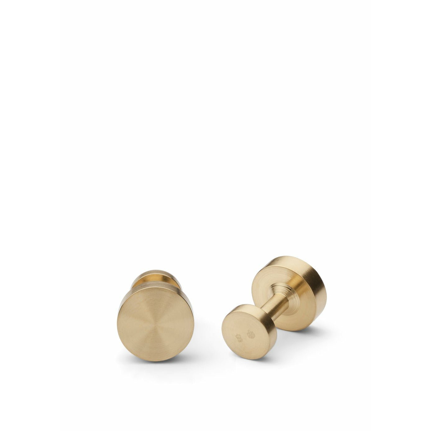 [product_category]-Skultuna Icon Cufflink Model 1 316 L Steel Matt Gold Plated, ø1,5 Cm-Skultuna-7340037816445-1046-1-SKU-1