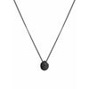 Skultuna Opaque Objects Necklace 316 L Steel ø60 75 Cm, Titanium Black