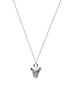 Skultuna Pug Necklace, Silver Plated